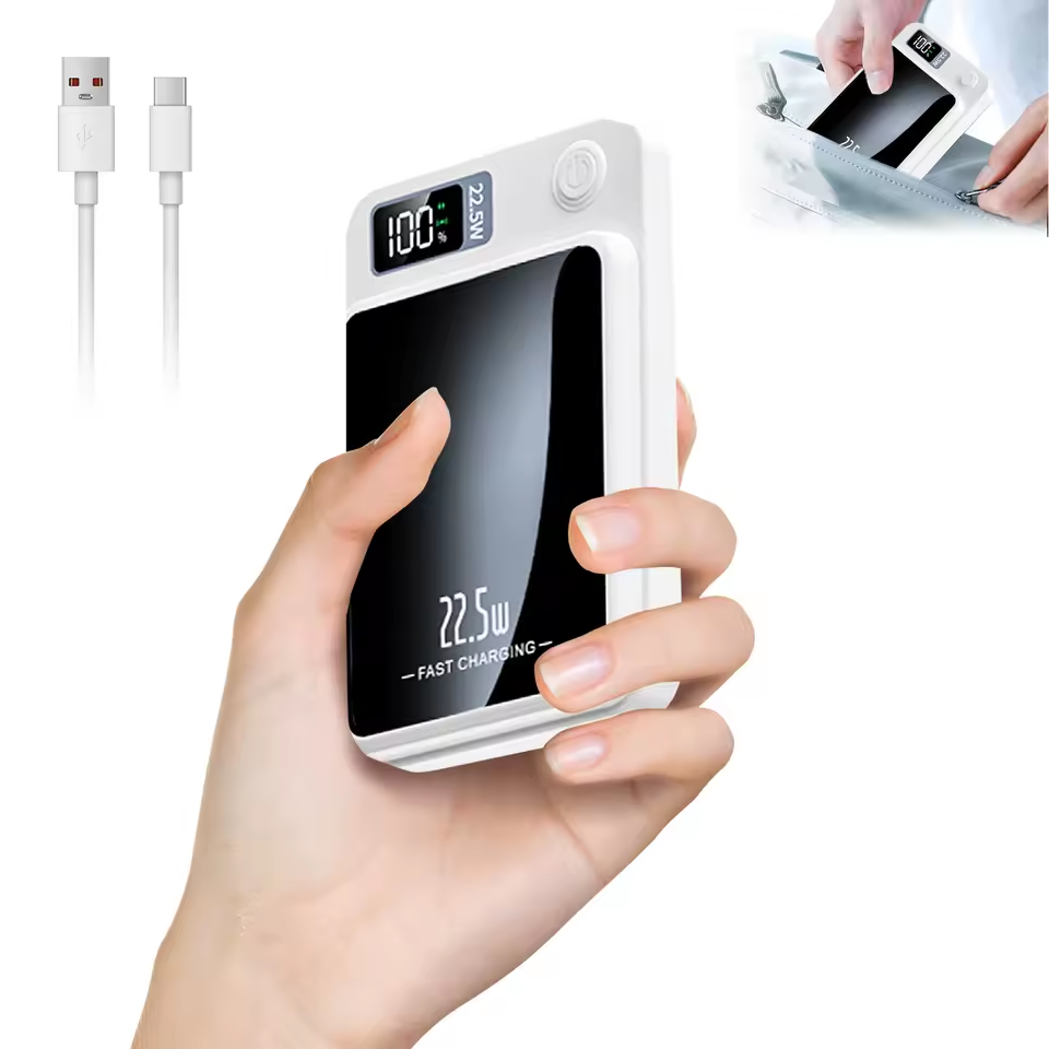 Wireless Battery Bank Phone Charger For Use With Magnetic Cases